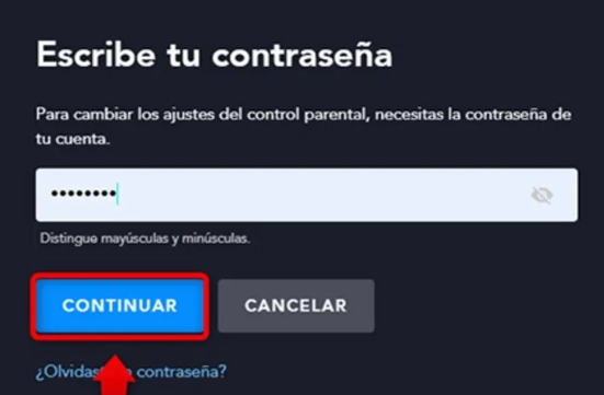 Contraseña de perfil Disney Plus