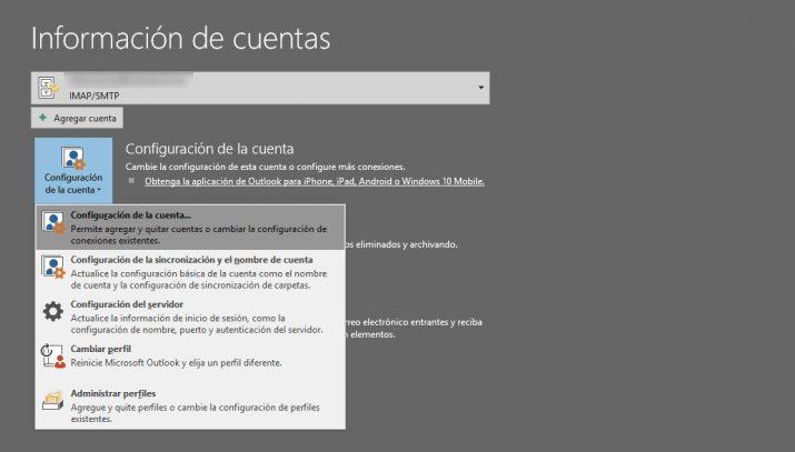 correo de empresa en Outlook