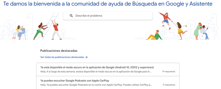 comunidad de google